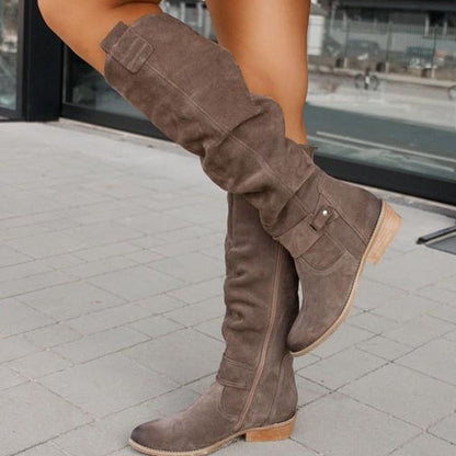 Dames Suède Laarzen Elegant Warm