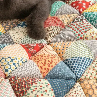 Zachte Bloemen Bankhoes – Wasbare Petmat voor Katten en Honden – Beschermhoes Bank