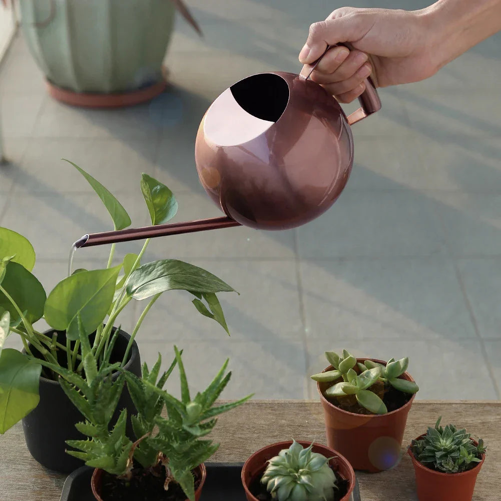 Minimalistische Plantengieter Ø 29 cm Roestvrij Staal voor Interieurplanten 1500 ml