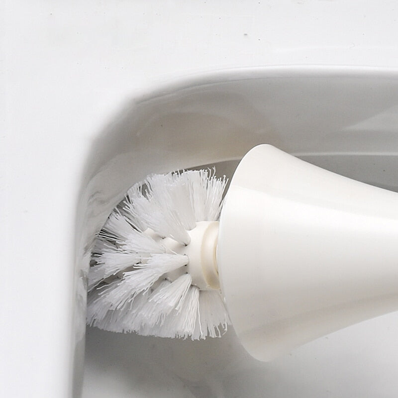 Luxe toiletborstel met modern design en hygiënisch systeem voor stijlvolle badkamers
