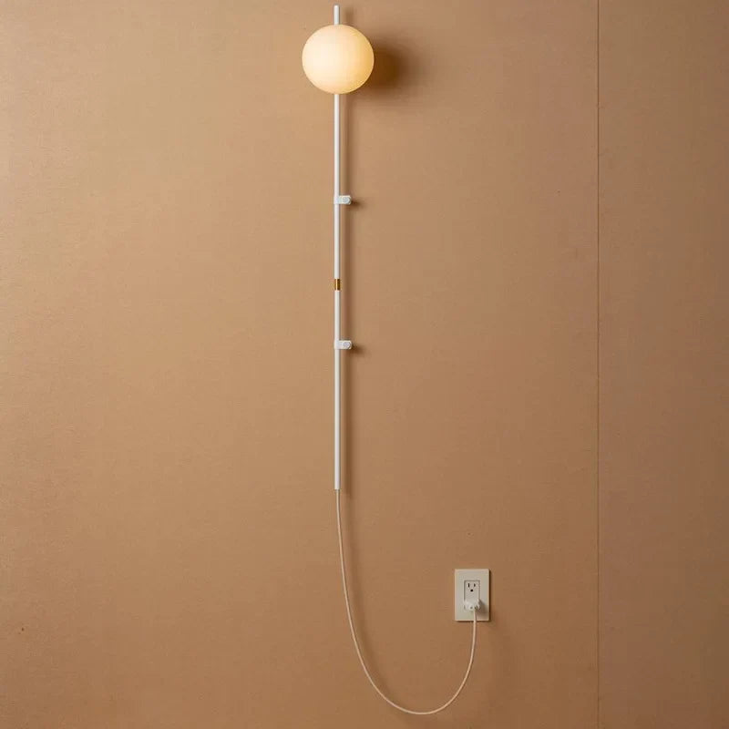 Scandinavische Wandlamp Wandsconce met Plug-in Aansluiting