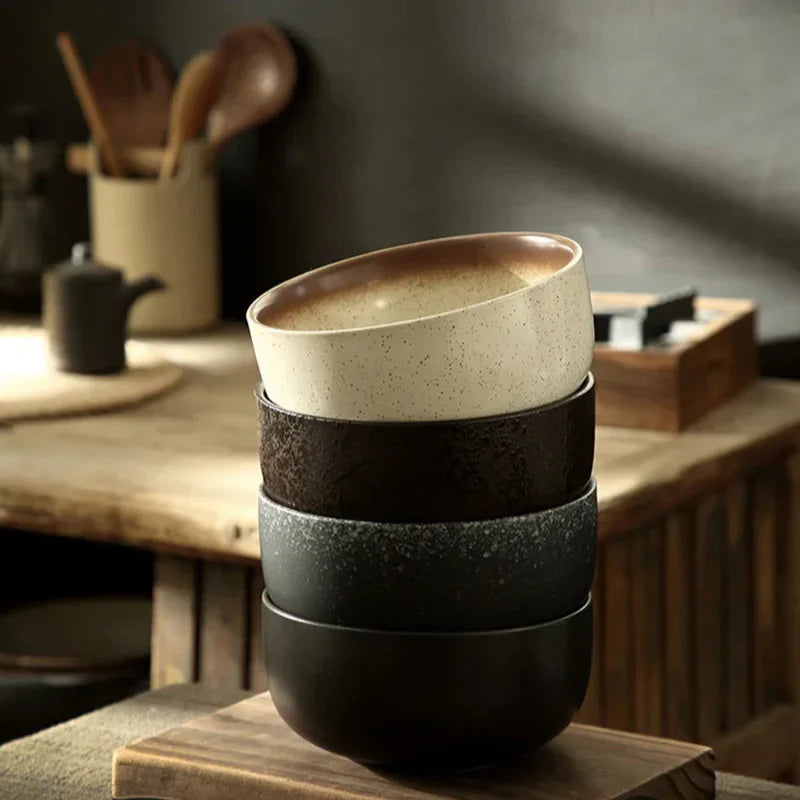 Keramische Soepkommen Set 4-delig Modern Design