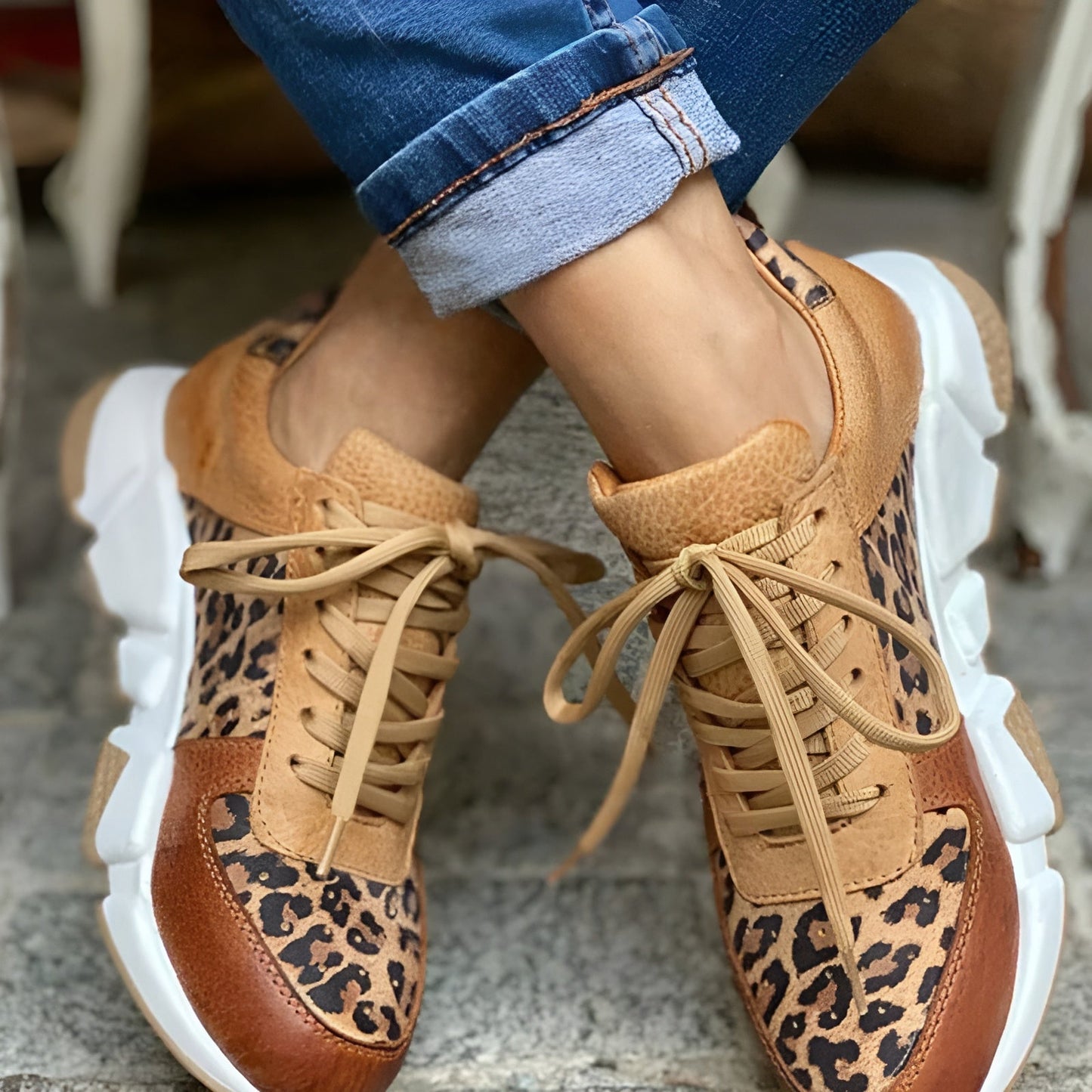 Leopard Print Schoenen Comfortabel - StudioMarella