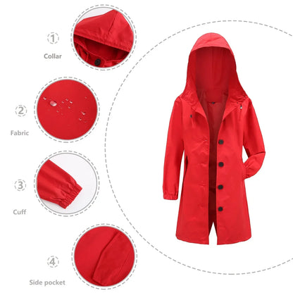 Waterdichte Windbreaker met Kapuchon Regenjas