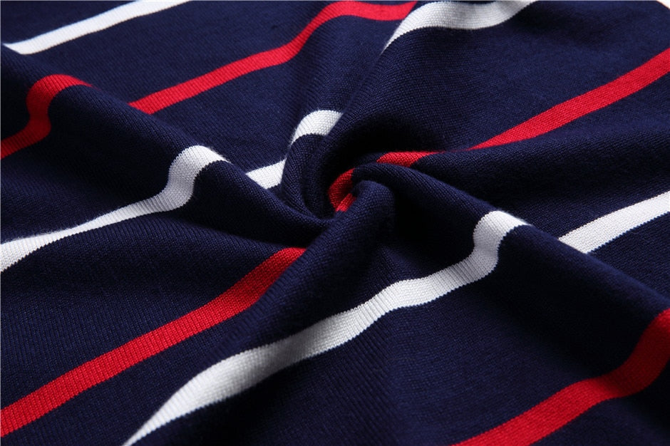 Herense Trui Gestreept O-Hals Casual Kleding