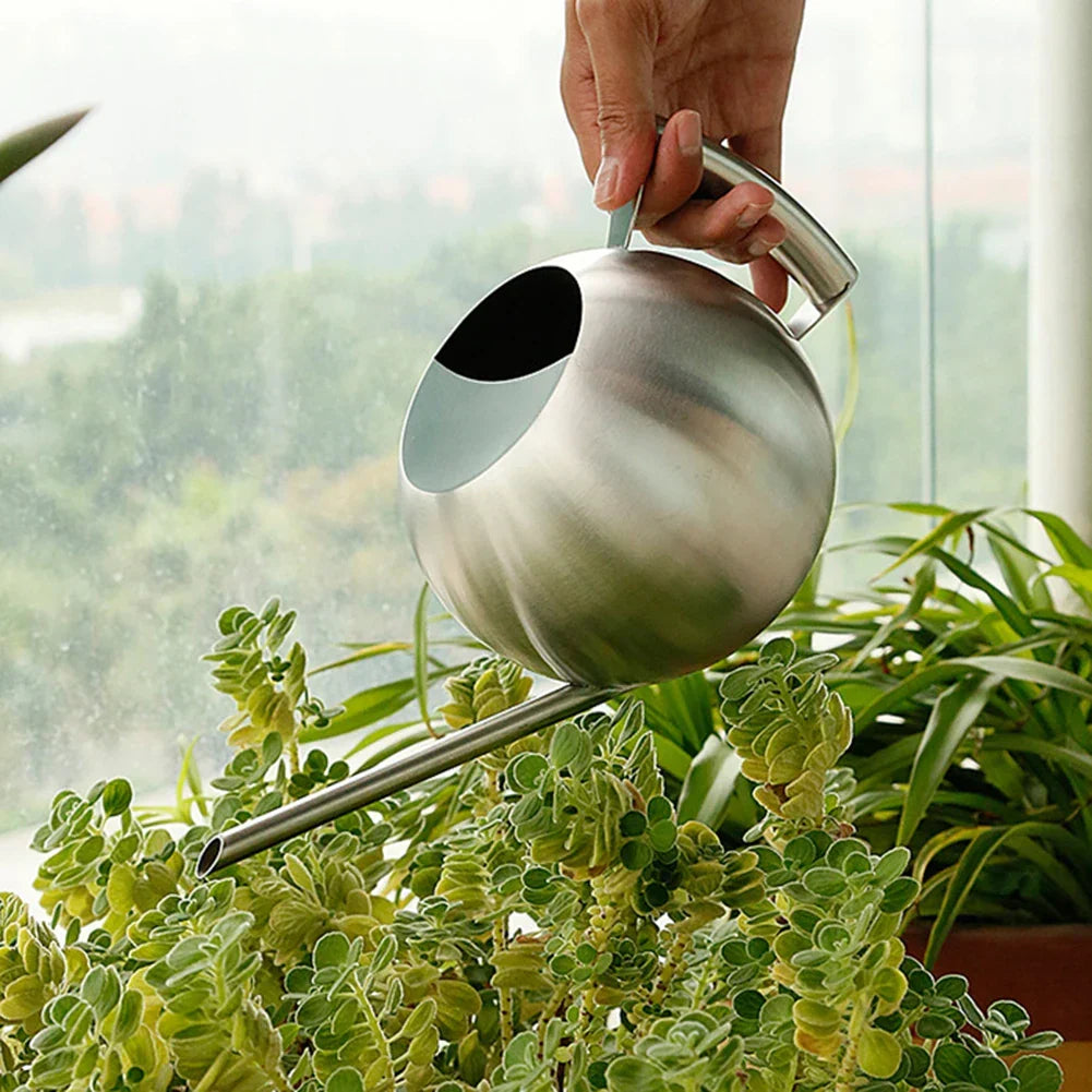 Minimalistische Plantengieter Ø 29 cm Roestvrij Staal voor Interieurplanten 1500 ml