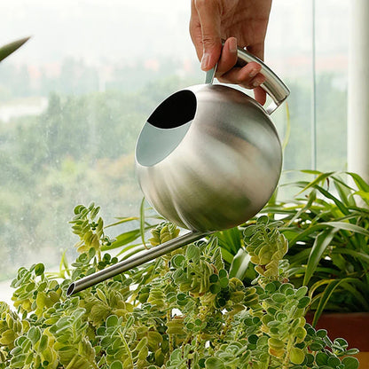 Minimalistische Plantengieter Ø 29 cm Roestvrij Staal voor Interieurplanten 1500 ml