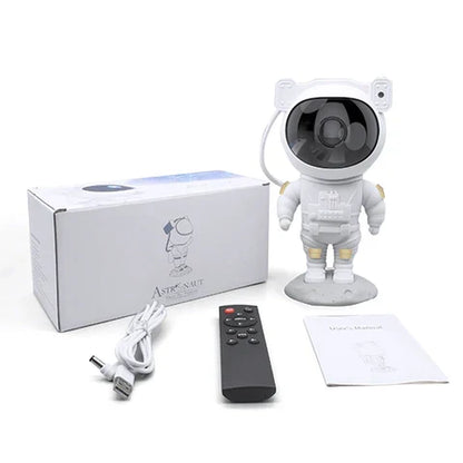 Astronaut Sterrenprojector LED Ruimtevaart Nachtlampje met Afstandsbediening en Timer