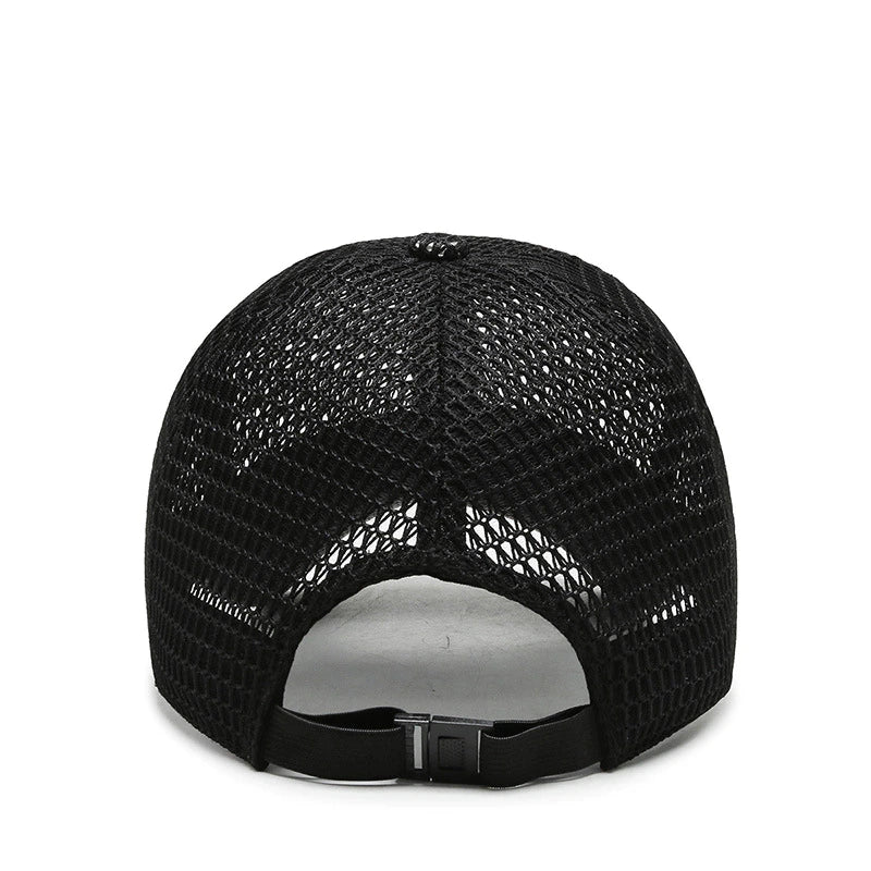 Luchtige Zomer Pet Mesh Verstelbaar Snapback Sportcap met Ademend Gaas