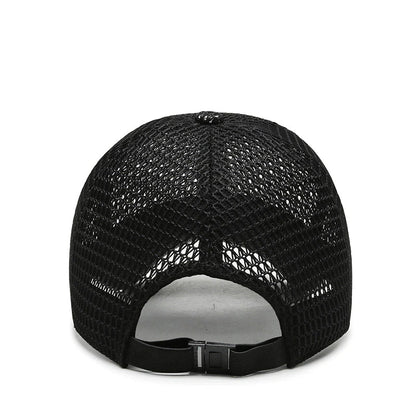 Luchtige Zomer Pet Mesh Verstelbaar Snapback Sportcap met Ademend Gaas