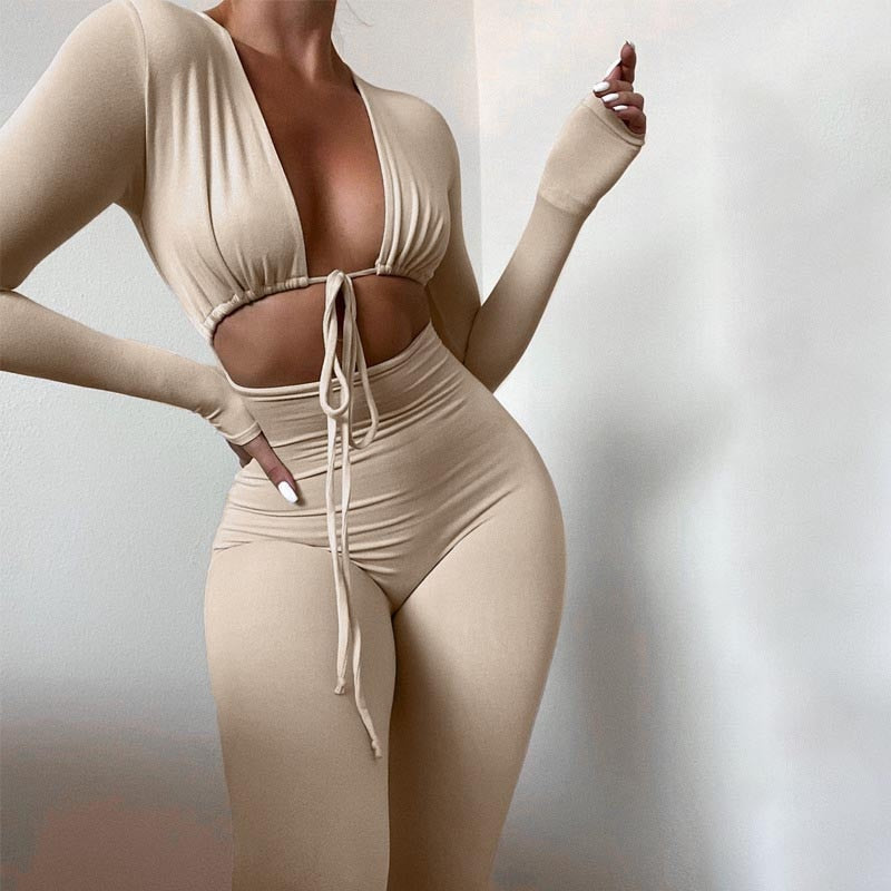 Zomerjurk Jumpsuit Cut Out Dame jurk
