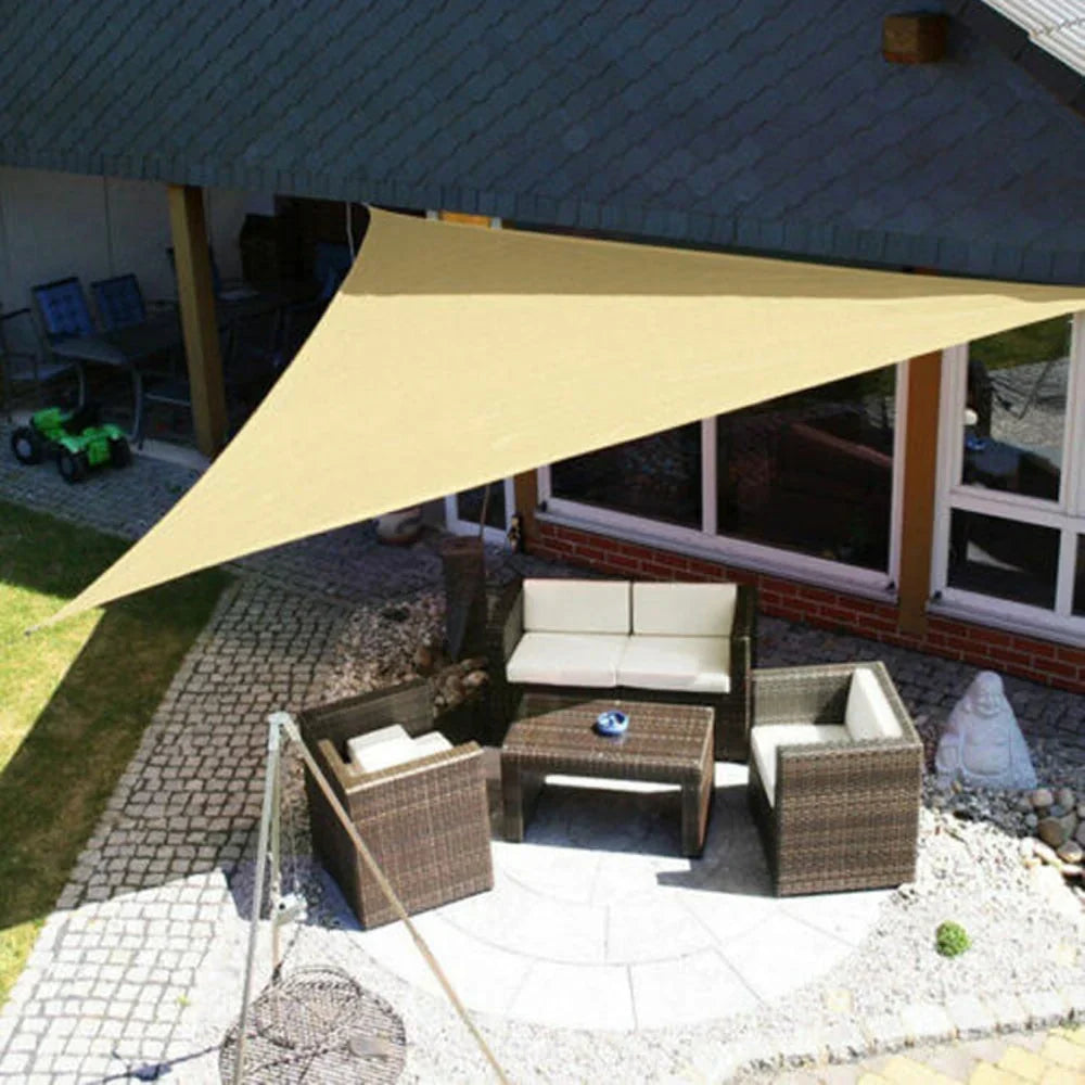 Waterdicht Schaduwdoek Driehoek of Vierkant voor Terras Balkon en Tuin