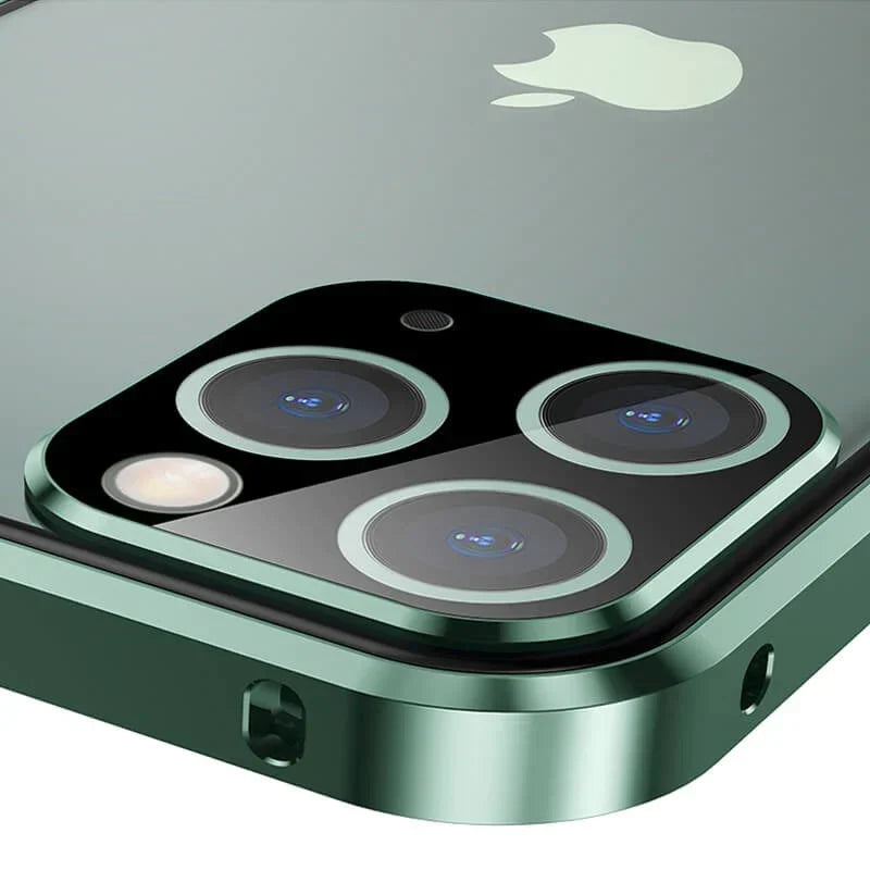 Magnetisch Glazen Telefoonhoesje met Privacy Screenprotector — 360° Bescherming voor iPhone