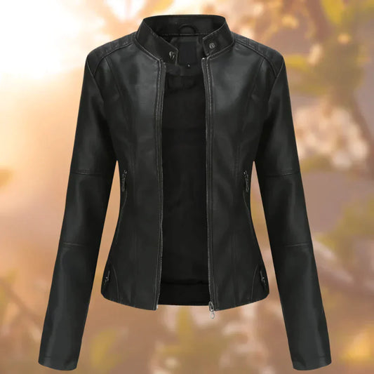 Korte Leren Jas Dames Donna Stijl - StudioMarella