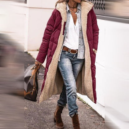 Lange Winterjas voor Vrouw Warm en Stijlvol