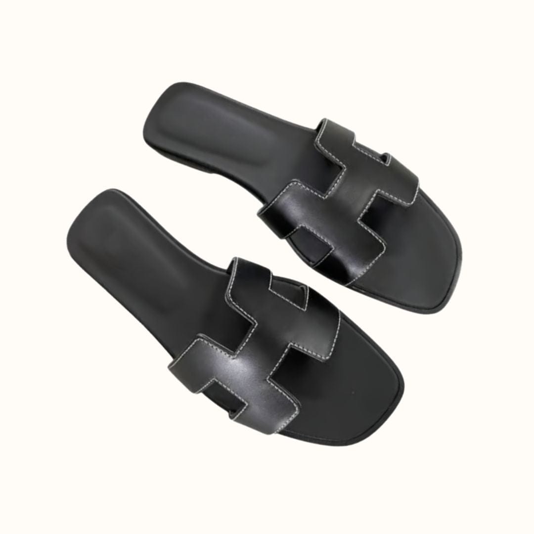 Dames Sandalen H-Profiel Vegan Leder Comfortabel Elegant Zomer Schoeisel