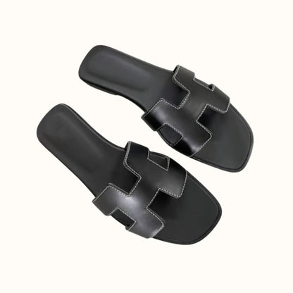 Dames Sandalen H-Profiel Vegan Leder Comfortabel Elegant Zomer Schoeisel