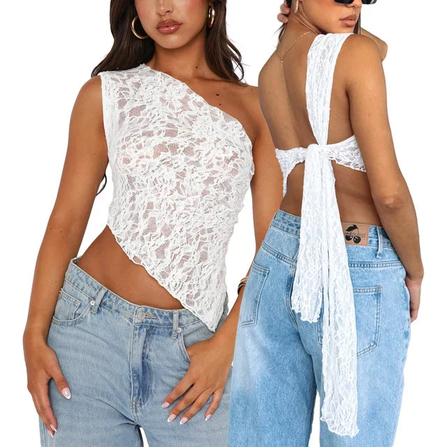 Elegante Vrouwelijke Top Donna Crispina
