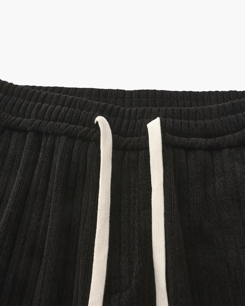 Heren Broek Corduroy Wijd Model met Touwtjes Sluiting