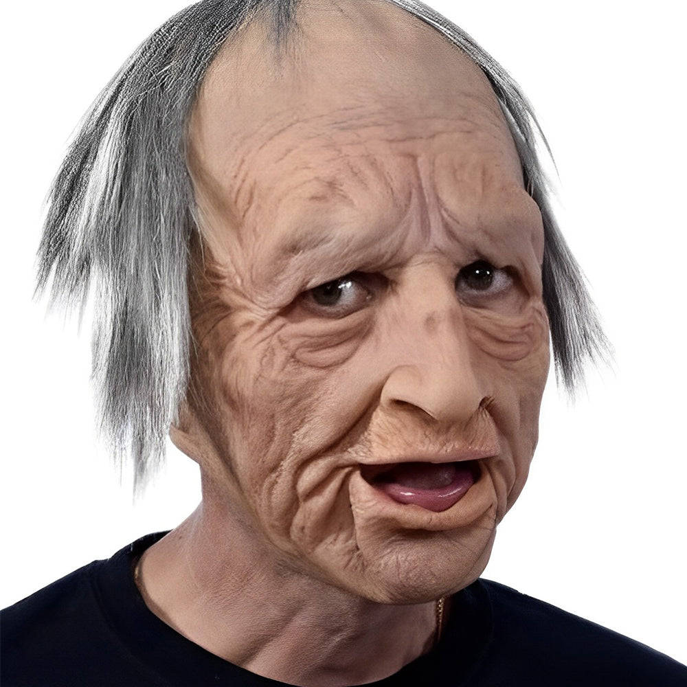 Realistische Latex Karaktermasker Volledig Hoofdmasker met Haren voor Halloween Cosplay Theater Feest