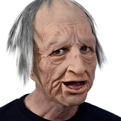Realistische Latex Karaktermasker Volledig Hoofdmasker met Haren voor Halloween Cosplay Theater Feest