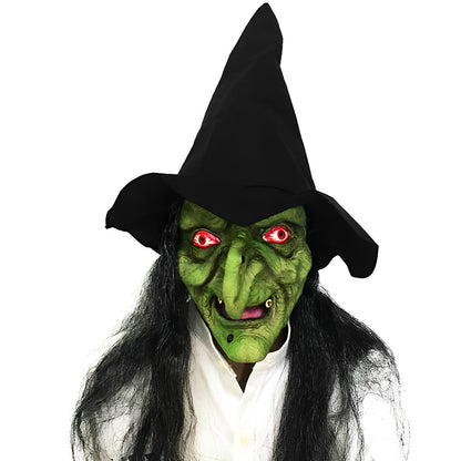 Realistische Latex Karaktermasker Volledig Hoofdmasker met Haren voor Halloween Cosplay Theater Feest