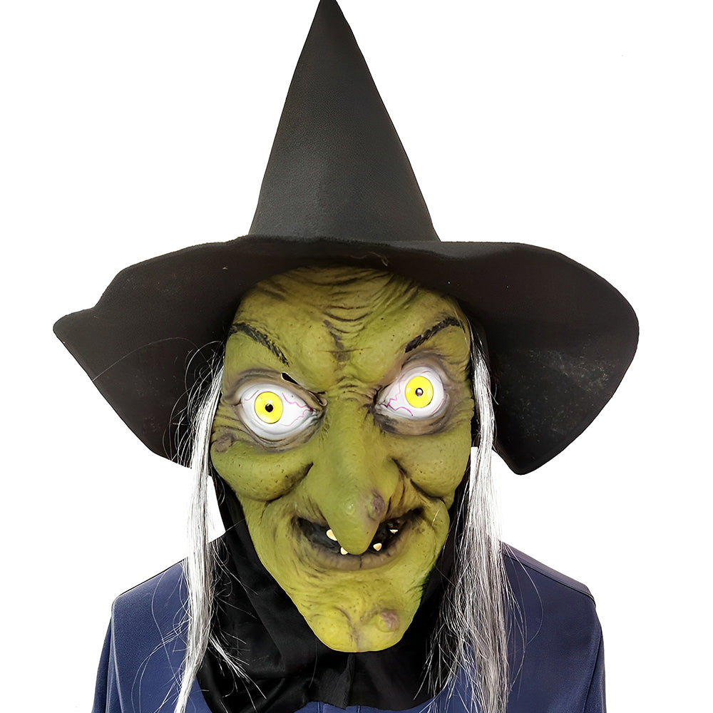 Realistische Latex Karaktermasker Volledig Hoofdmasker met Haren voor Halloween Cosplay Theater Feest