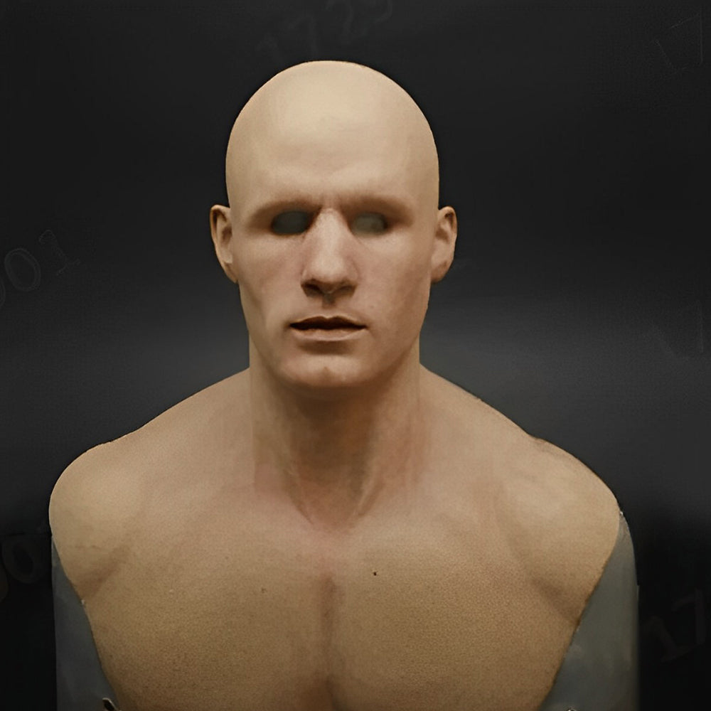 Realistische Latex Karaktermasker Volledig Hoofdmasker met Haren voor Halloween Cosplay Theater Feest
