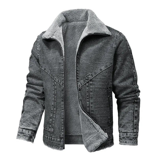 Heren Winterjas Waterdicht Denim Warm Isolatie - StudioMarella