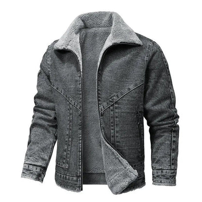 Heren Winterjas Waterdicht Denim Warm Isolatie - StudioMarella