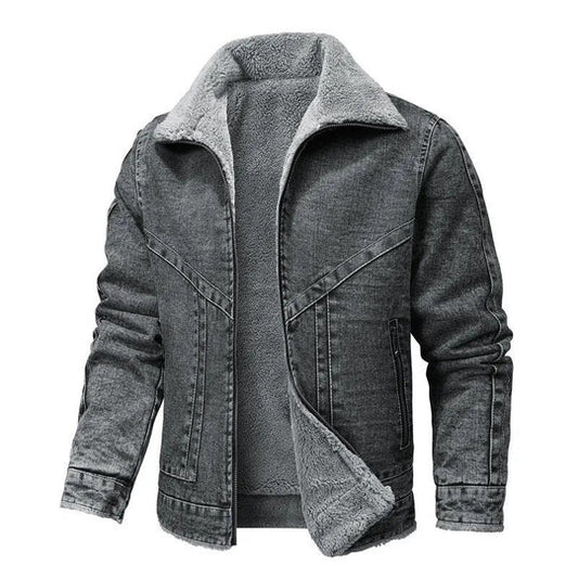 Heren Winterjas Waterdicht Denim Warm Isolatie - StudioMarella