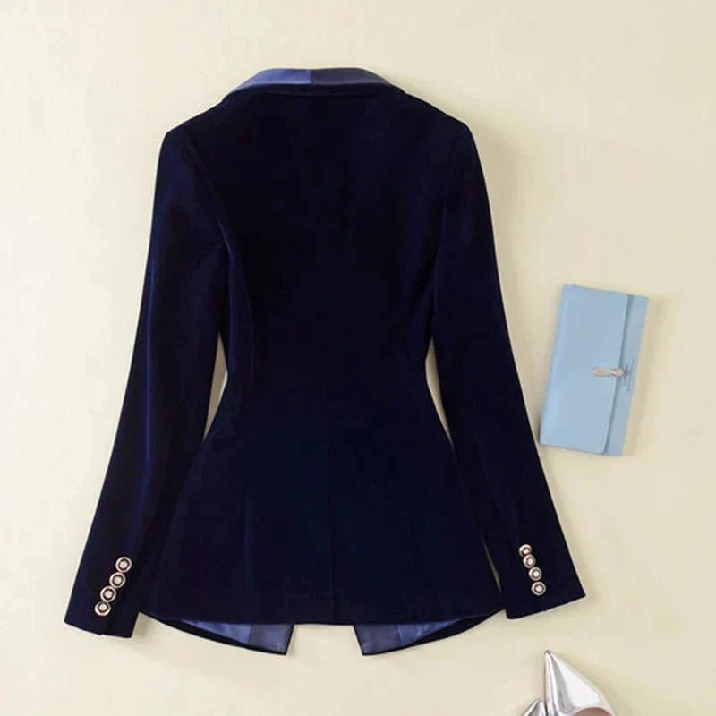 Smokingjasje Fluwelen Met Satijnen Lining Kort Model