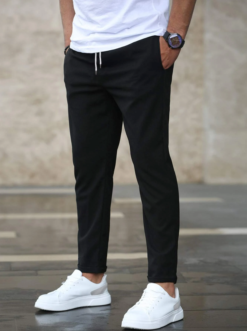 Joggingbroek Elastisch Slim Fit met Tunnelkoord