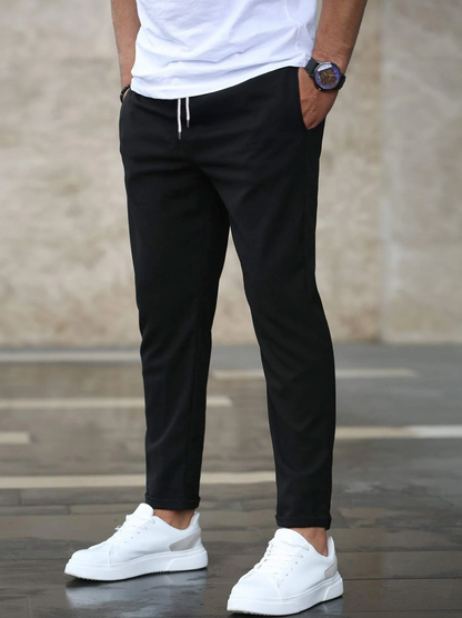 Joggingbroek Elastisch Slim Fit met Tunnelkoord