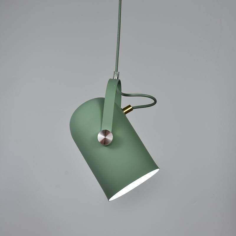 Hanglamp Metaal Verstelbaar Scandinavisch Zwart Groen Geel E27 LED Eetkamer Woonkamer