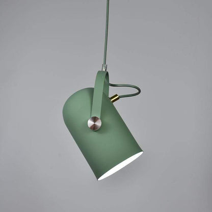 Hanglamp Metaal Verstelbaar Scandinavisch Zwart Groen Geel E27 LED Eetkamer Woonkamer