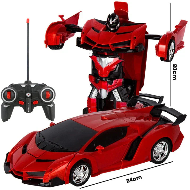 RC Transformerende Auto – Speelgoedauto en Robot in Één met Afstandsbediening