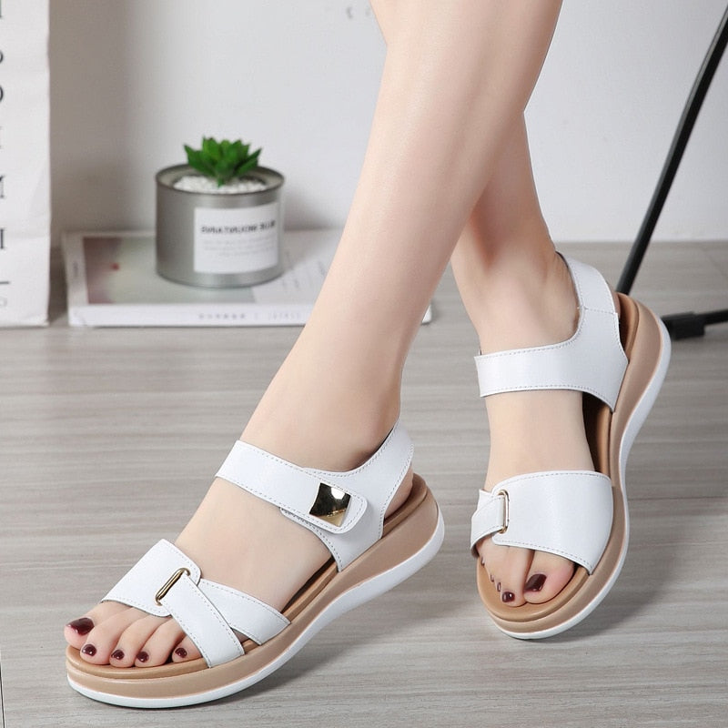 Dames Orthopedische Sandalen Comfortabel Brede Pasvorm