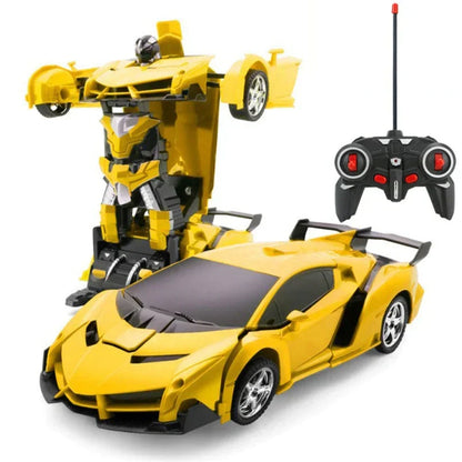 RC Transformerende Auto – Speelgoedauto en Robot in Één met Afstandsbediening