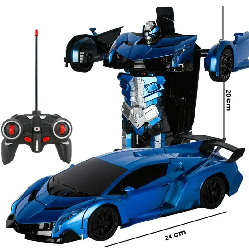 RC Transformerende Auto – Speelgoedauto en Robot in Één met Afstandsbediening