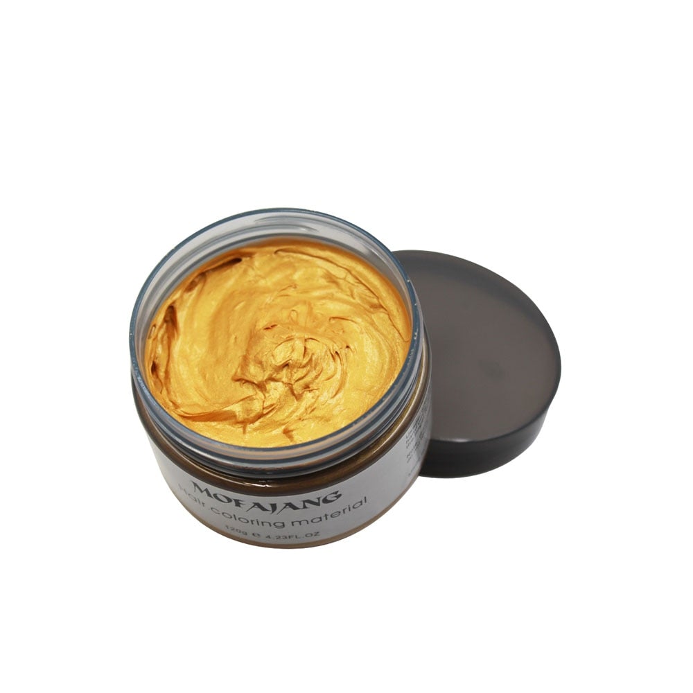 Styling Haarwas – Tijdelijke Kleur Styling Wax voor Natuurlijke Haarverf