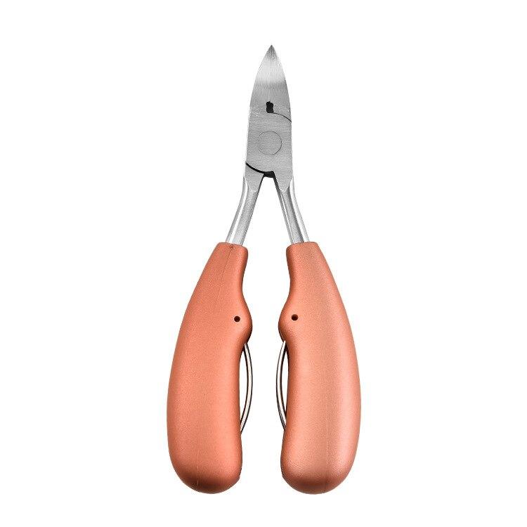 Professionele Teennagel Schaar RVS voor Dikke Nagels Gebogen Mesjes Ergonomische Antislip Grip Nauwkeurige Voetverzorging Hygienisch Duurzaam
