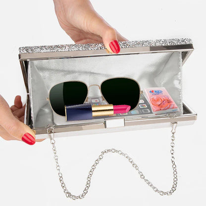 Luxe Clutch met Diamantjes voor Avondjurk