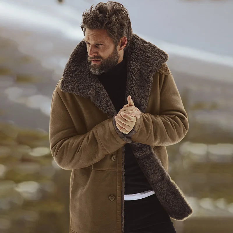 Waterdichte Winterjas voor Mannen Warm en Dik Isolatie