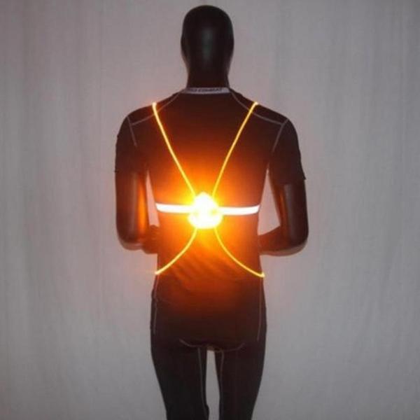 Reflecterend Hardloopvest met LED-verlichting | 360° Zichtbaarheid | Verstelbaar | Voor Hardlopen, Wielrennen, Wandelen | Waterdicht & Lichtgewicht Veiligheidsvest