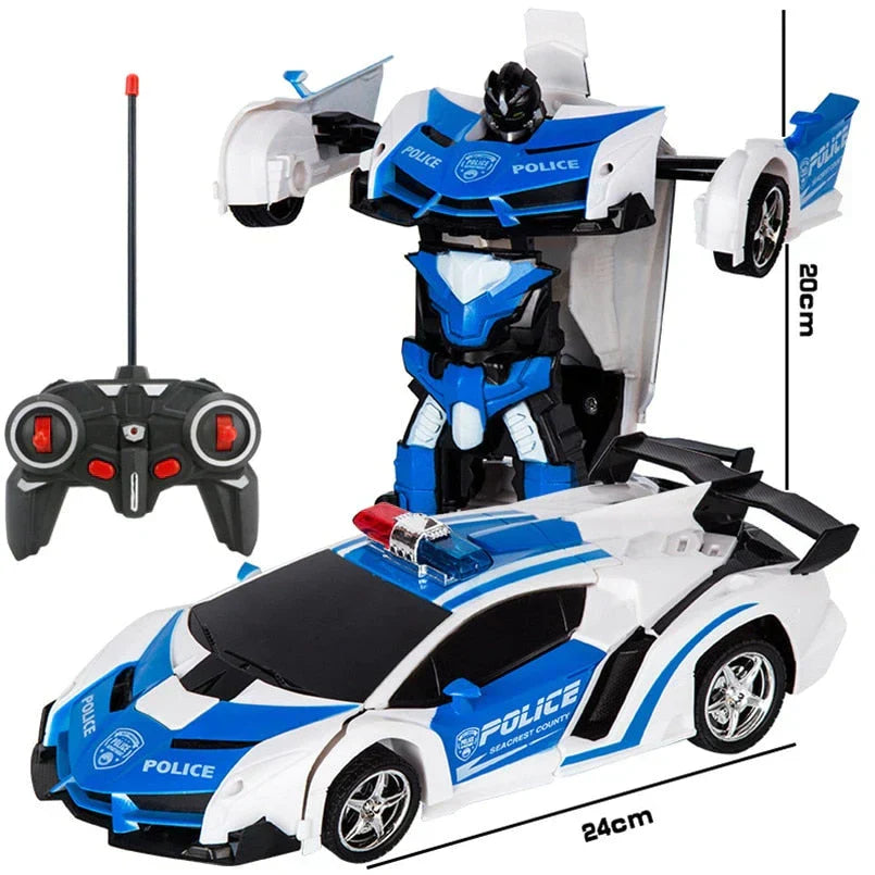 RC Transformerende Auto – Speelgoedauto en Robot in Één met Afstandsbediening