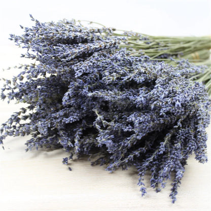 Gedroogde Lavendelbundel Natuurlijk 40cm Geurig Decoratief Paars Boeket voor Interieur en Aromatherapie
