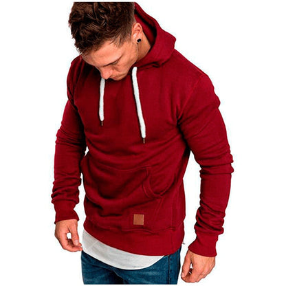 Heren Hoodie Zacht Casual met Buidelzak voor Dagelijks Gebruik - StudioMarella