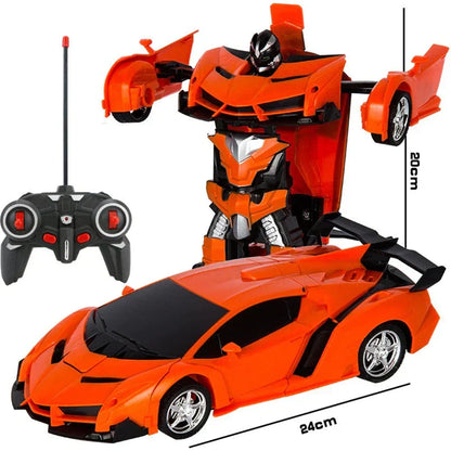 RC Transformerende Auto – Speelgoedauto en Robot in Één met Afstandsbediening