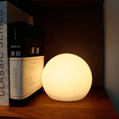 Draadloze Tafellamp met Bolkap 16 Kleuren en Afstandsbediening USB Oplaadbaar